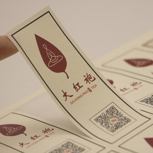 茶葉不干膠特種紙-牛皮紙標簽定制-小罐貼設(shè)計印刷